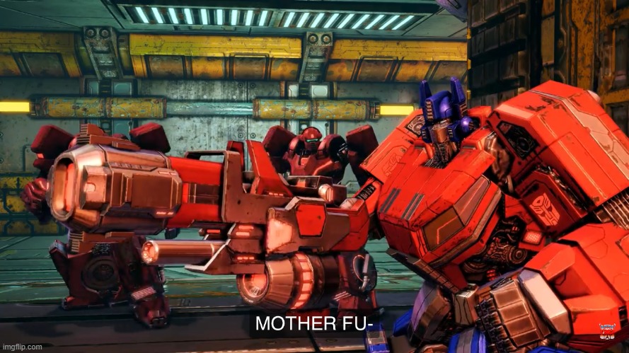 image tagged in optimus prime gun | made w/ Imgflip meme maker