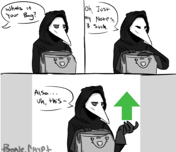 image tagged in scp-049 upvote | made w/ Imgflip meme maker