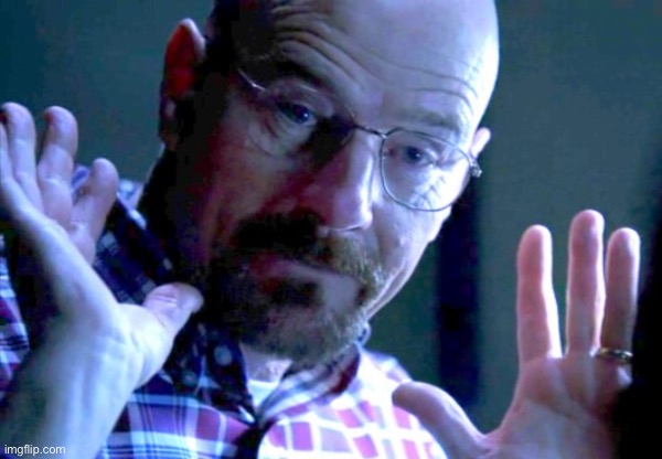 Walter you got me | image tagged in walter you got me | made w/ Imgflip meme maker
