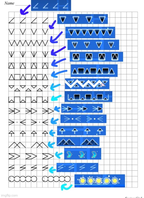 Geometree dash | made w/ Imgflip meme maker