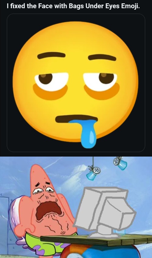 If you want to know who made this, then I'm pretty sure it's already obvious to guess it. | image tagged in patrick star internet disgust,patrick,emoji,cursed,bruh,wtf | made w/ Imgflip meme maker