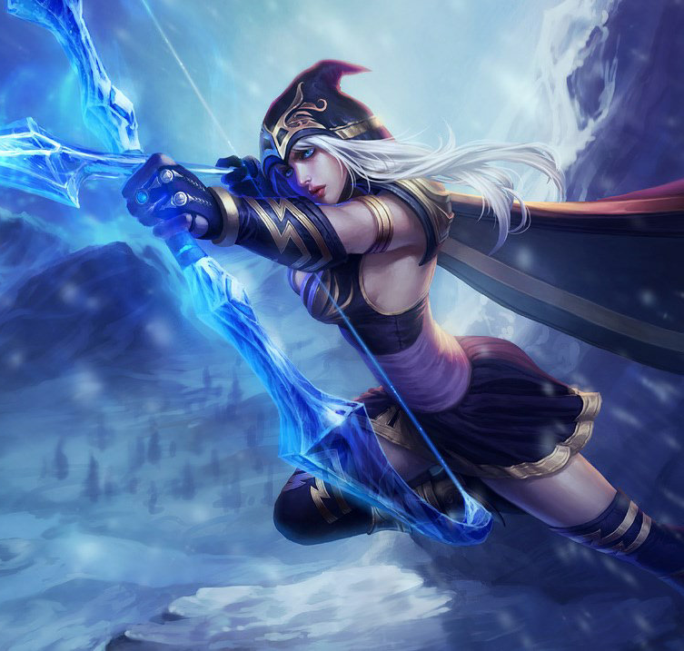 Ashe LoL Blank Meme Template