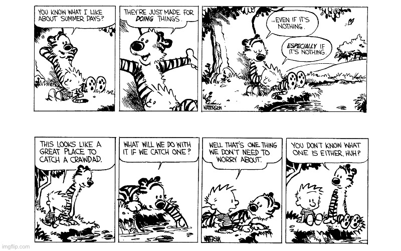 image tagged in calvin and hobbes,comics | made w/ Imgflip meme maker