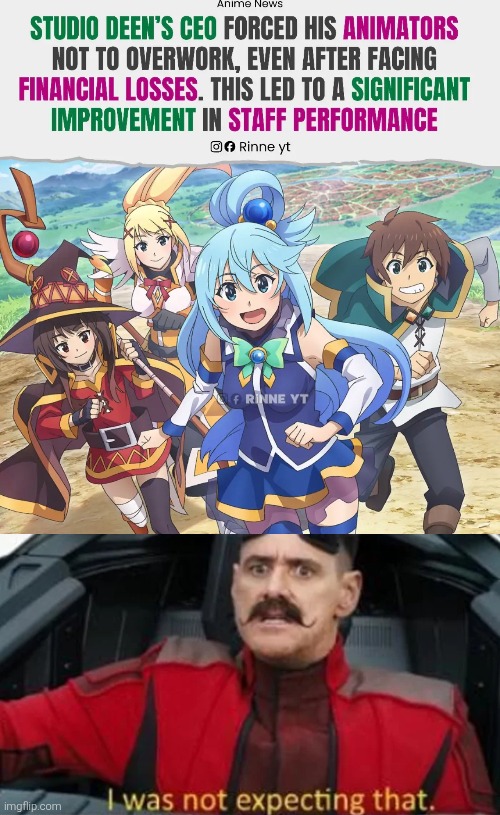 I thought CEO are supposed to be the Villain! | image tagged in i was not expecting that,anime,ceo | made w/ Imgflip meme maker
