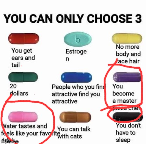Let's see what the understream picks | image tagged in you can only choose 3 | made w/ Imgflip meme maker