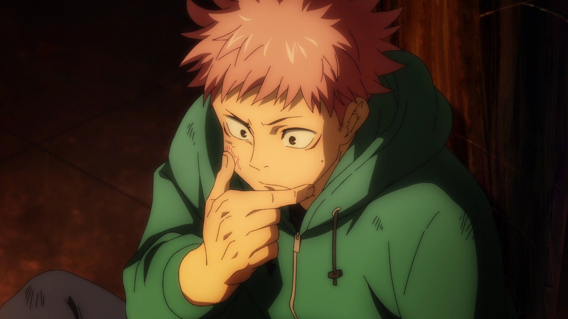 Yuji Thinking Blank Meme Template