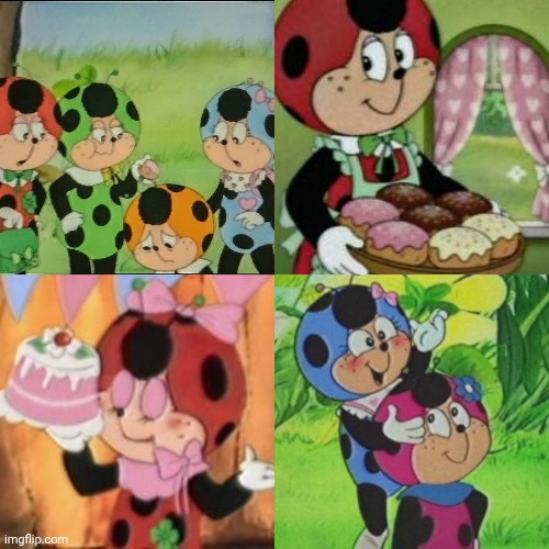 Cococinel 1992 (Cocomiel) ladybug heroine cartoon magic clover | image tagged in cococinel | made w/ Imgflip meme maker