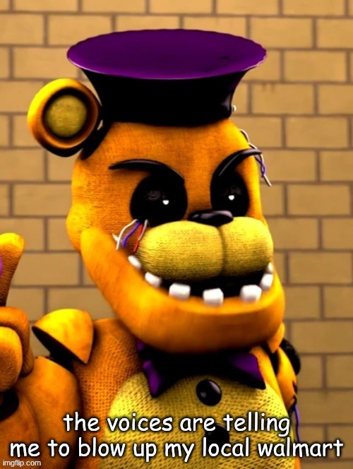 obese | the voices are telling me to blow up my local walmart | image tagged in obese | made w/ Imgflip meme maker