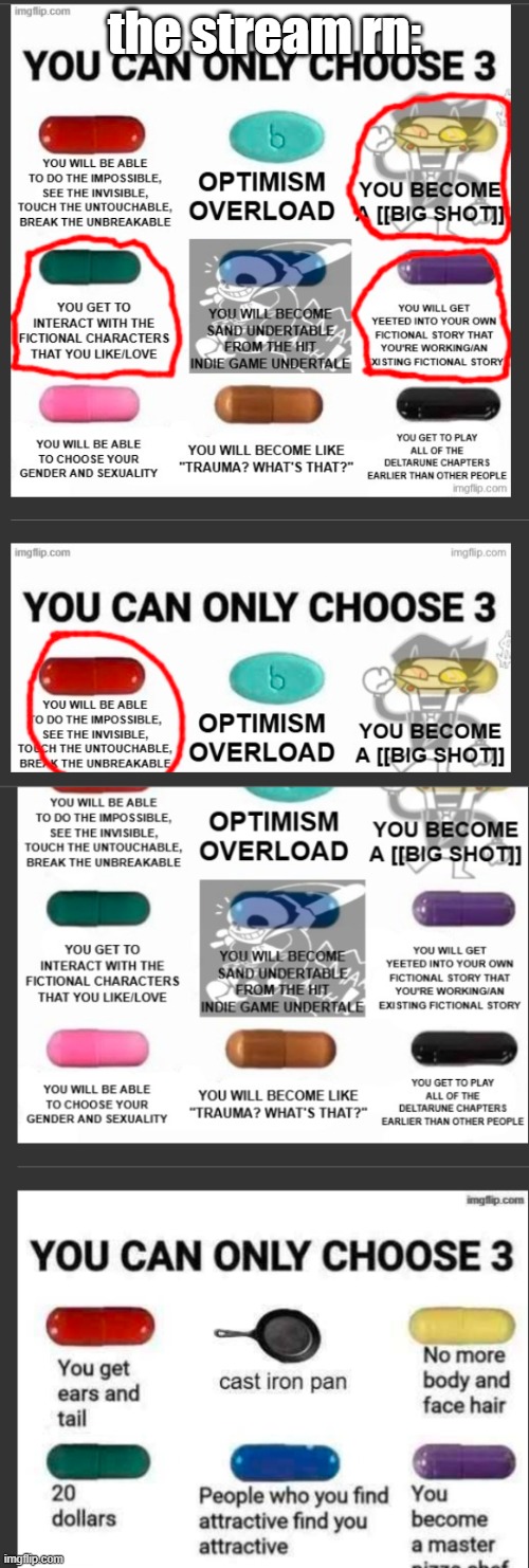 the stream rn: | made w/ Imgflip meme maker