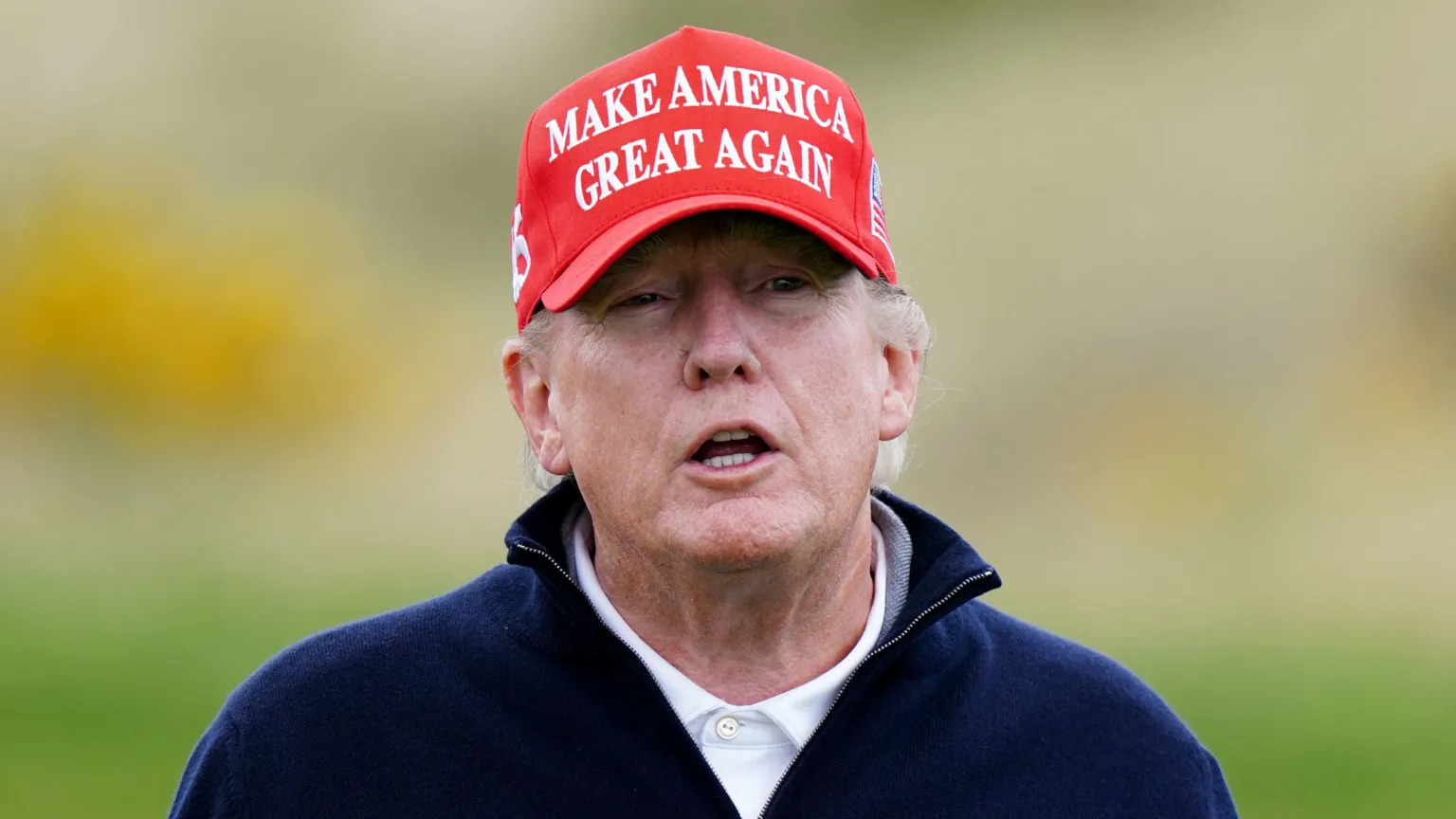 Maga open mouth Blank Meme Template