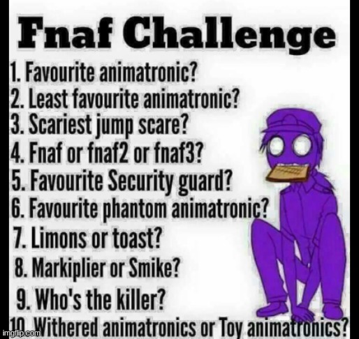 Ask Me! | image tagged in fnaf,question | made w/ Imgflip meme maker
