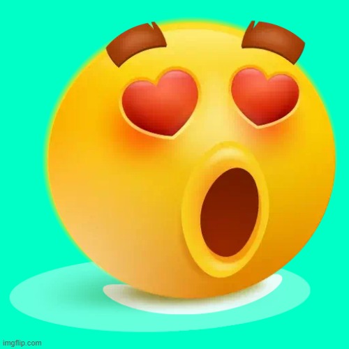 Heart Eyes emoji | image tagged in heart eyes emoji | made w/ Imgflip meme maker