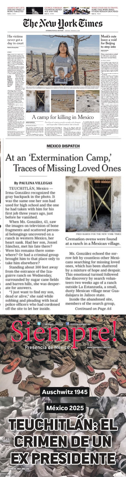 Mexican cartels genocide | image tagged in mexico,drug cartels,genocide,deathcamp,crimes | made w/ Imgflip meme maker