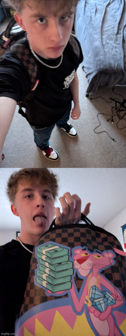 first day of class | image tagged in class,school,fit,nike,bape,clothes | made w/ Imgflip meme maker