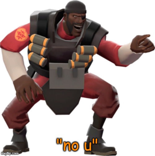 "no u" | made w/ Imgflip meme maker