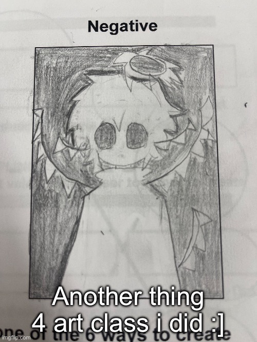 Another thing 4 art class i did :] | made w/ Imgflip meme maker