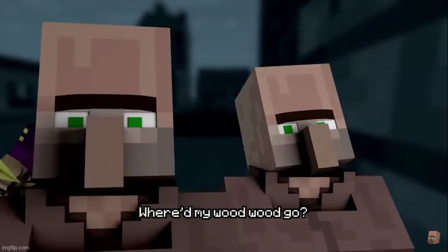 Where did my wood go | image tagged in where did my wood go | made w/ Imgflip meme maker