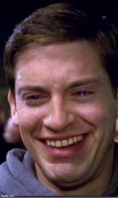 Tearful smile | image tagged in tearful smile | made w/ Imgflip meme maker