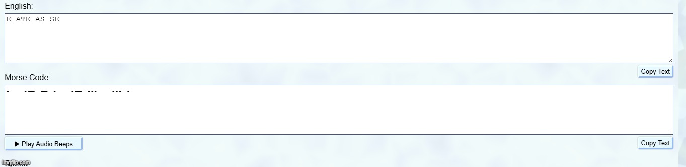 lowk learning how to do morse code | made w/ Imgflip meme maker