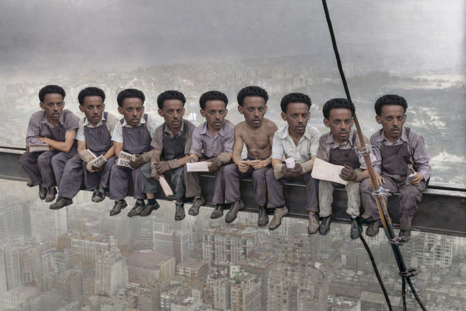 "Immigrants built America" Blank Meme Template