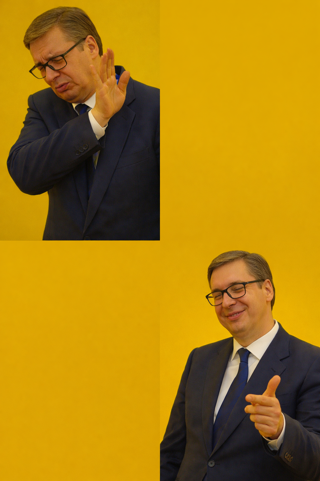 Vucic Approves Blank Meme Template