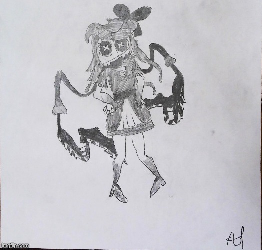 Best Cyn drawing I've made so far | image tagged in murder drones,drawing | made w/ Imgflip meme maker