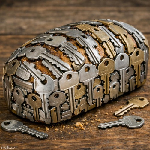 bread taste better than key | image tagged in bread taste better than key | made w/ Imgflip meme maker