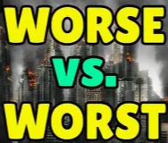 worse vs worst Blank Meme Template