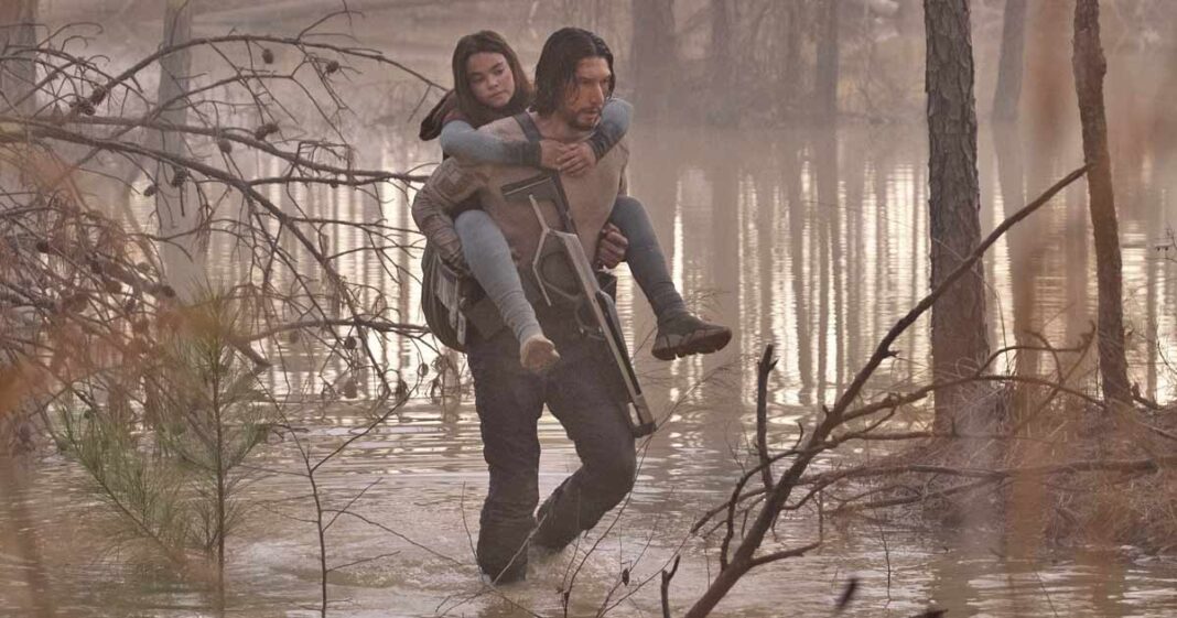 Adam Driver Carrying Blank Meme Template