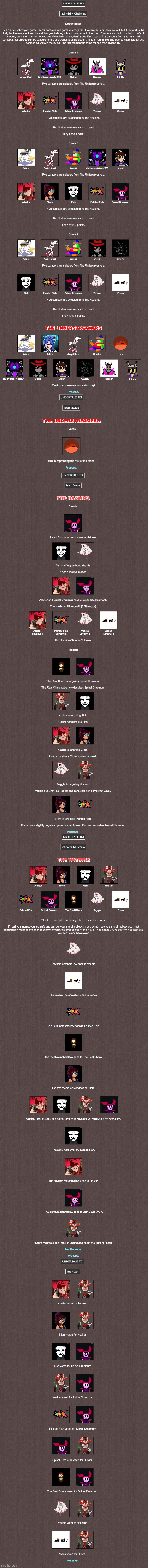 Understreamers take it 3-0 and Husker is out. | made w/ Imgflip meme maker