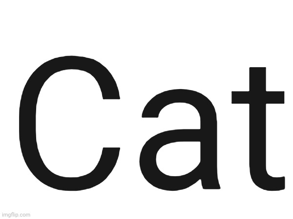 The n word but it isn't even the n word and is instead the word cat | Cat | made w/ Imgflip meme maker