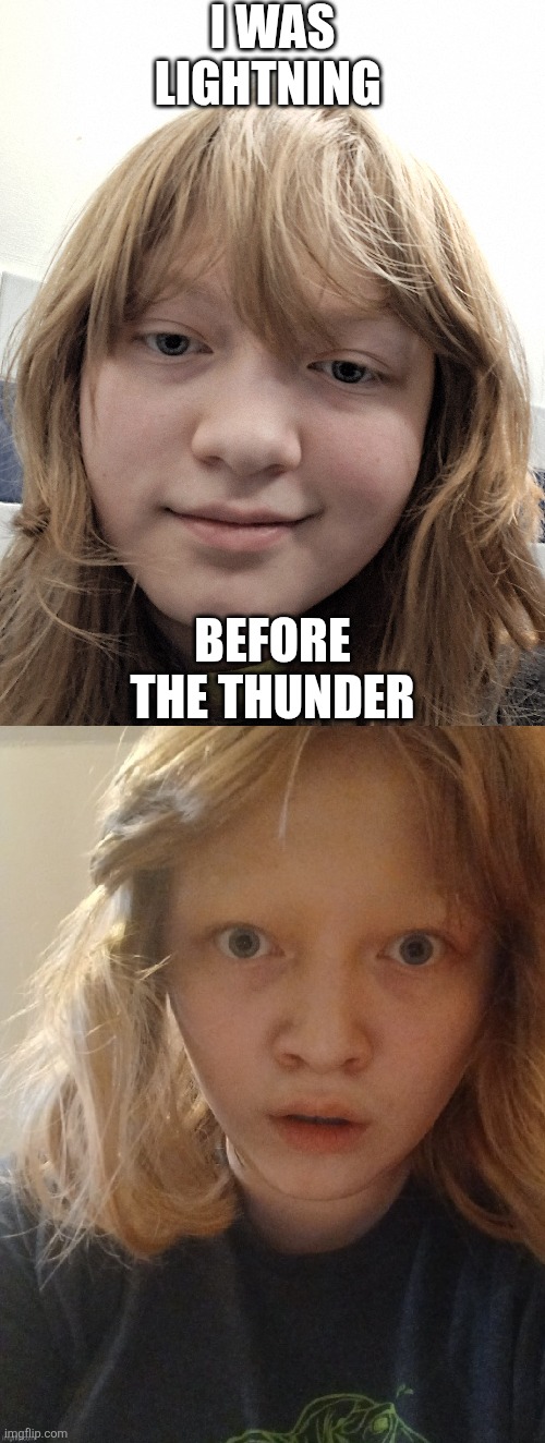 Thunda | I WAS LIGHTNING; BEFORE THE THUNDER | made w/ Imgflip meme maker