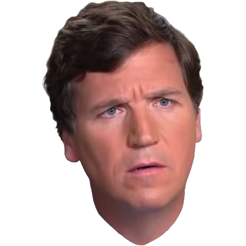 Tucker Carlson Head Blank Meme Template