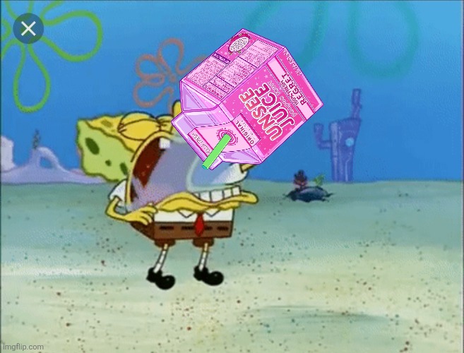 Spongebob drinking water | image tagged in spongebob drinking water | made w/ Imgflip meme maker