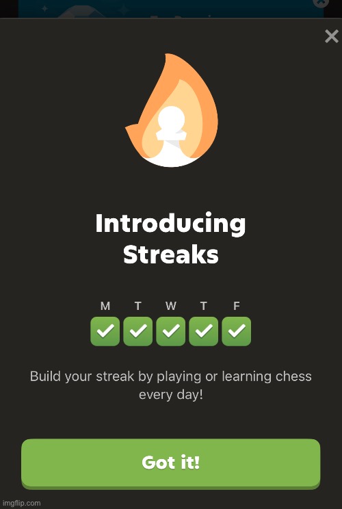 Why does the chess app have streaks now | made w/ Imgflip meme maker