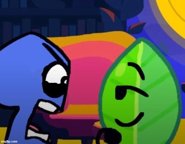 One yells at Leafy who's pondering | image tagged in one yells at leafy who's pondering | made w/ Imgflip meme maker