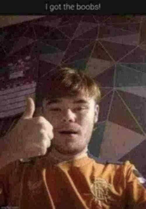 I got the boobs! | image tagged in i got the boobs | made w/ Imgflip meme maker