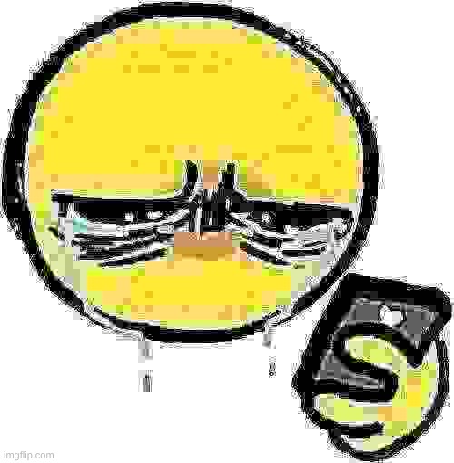 Crying cursed emoji looking at phone | image tagged in crying cursed emoji looking at phone | made w/ Imgflip meme maker