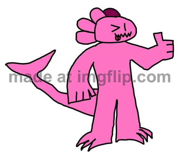 Sorry for my not posting arc, here’s an axil redesign | made w/ Imgflip meme maker