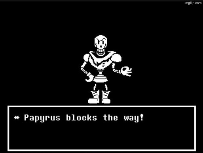 Paps blocked the way | made w/ Imgflip meme maker