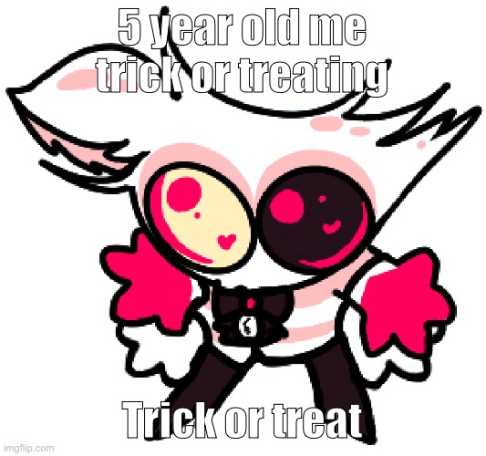 angle | 5 year old me trick or treating; Trick or treat | image tagged in angle | made w/ Imgflip meme maker