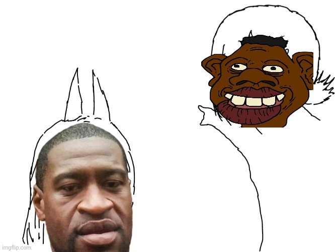 Power and Kenobi but as N!993R5 Blank Meme Template