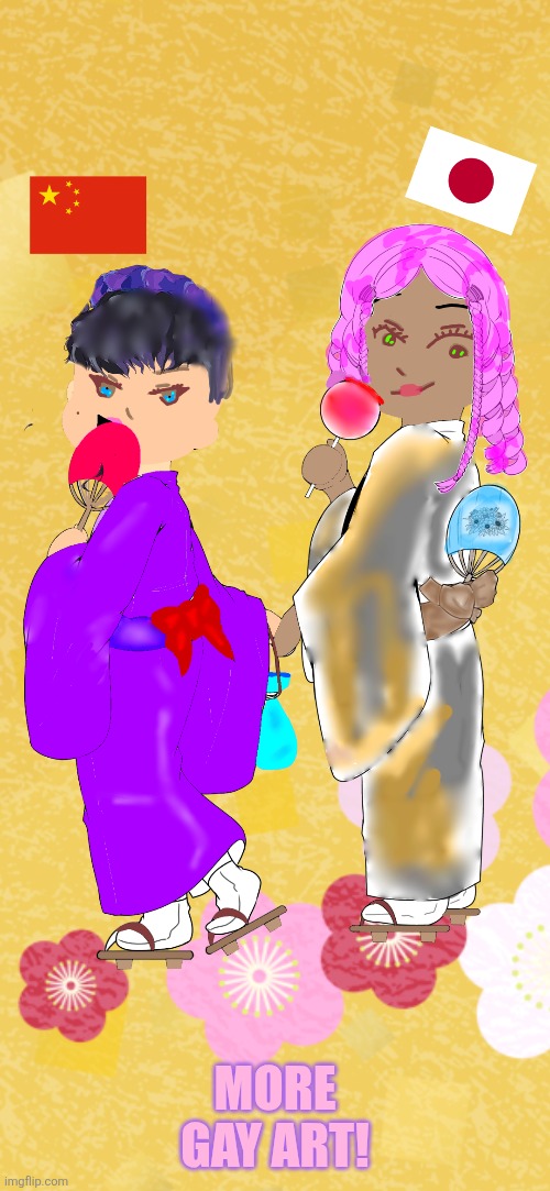 Took me a few | MORE GAY ART! | image tagged in art | made w/ Imgflip meme maker