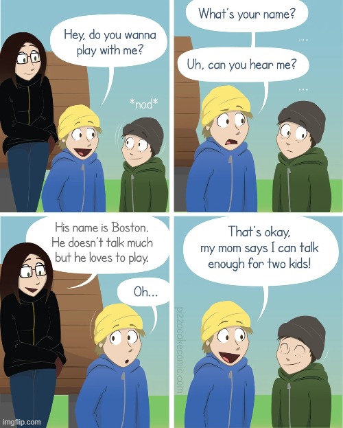 image tagged in boy,autism,talk,kids,two,talking | made w/ Imgflip meme maker