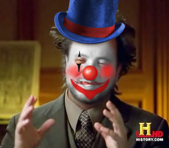 Aliens Clown Blank Meme Template