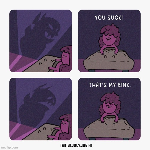 image tagged in shadow,monster,you,suck,you suck,kink | made w/ Imgflip meme maker