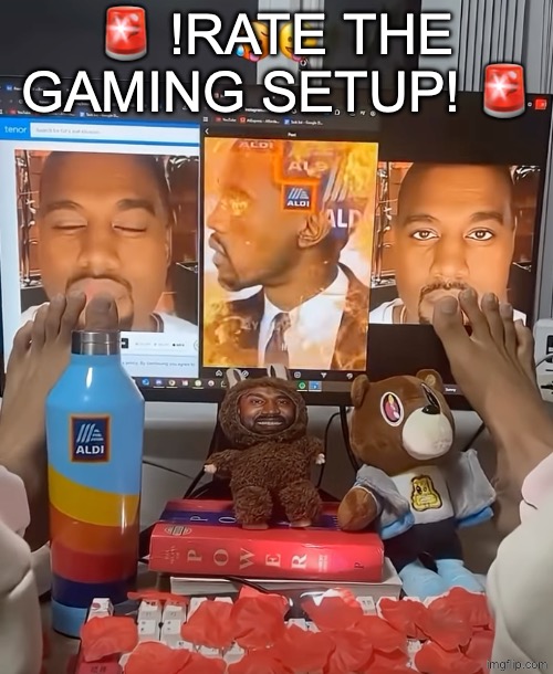 generational fyp find | 🚨 !RATE THE GAMING SETUP! 🚨 | made w/ Imgflip meme maker