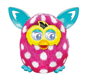 Polka dot furby boom Blank Meme Template