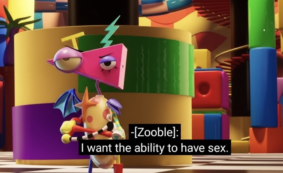 Zooble want the Ability to have Gooning Blank Meme Template