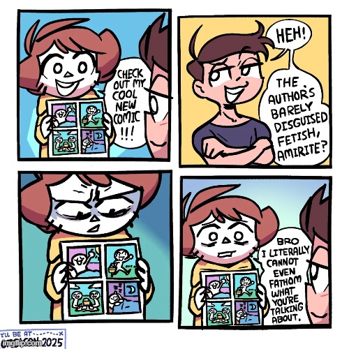 image tagged in comic,new,author,fetish,um,what | made w/ Imgflip meme maker